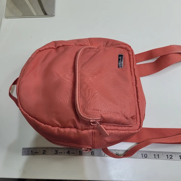Pink Victoria's Secret Ripstop So Rosy Mini Backpack Bag Great For Travel NWOT - Picture 9 of 12